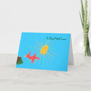 Karate Kat Graphics father's day card