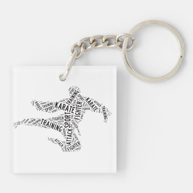 Karate Keychain (Back)