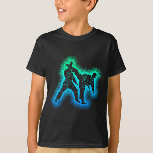 Karate Kickboxing Taekwondo Boys Children T-Shirt