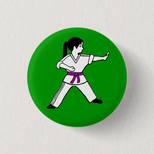 Karate Kid 6 pinback button