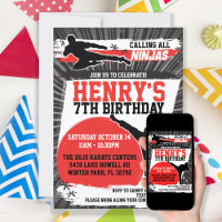 Karate Kid Ninja Martial Arts Birthday Party