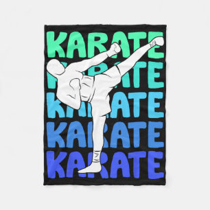 Karate Kids Boys  Fleece Blanket