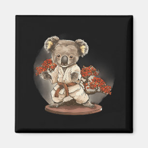 Karate Koala Animal MMA Taekwondo Martial Arts Magnet