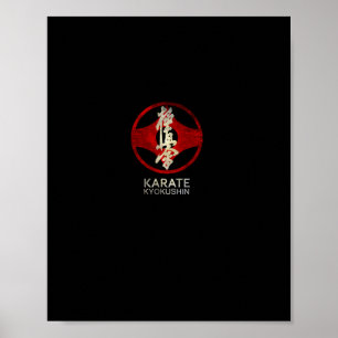 Karate Kyokushin Pullover Hoodie  Poster