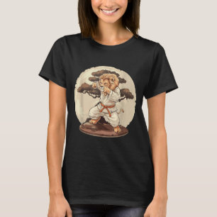 Karate Lion MMA Kickboxing Bonsai Tree Taekwondo T-Shirt