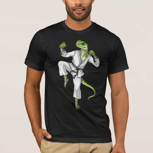 Karate Lizard T-Shirt (Front)