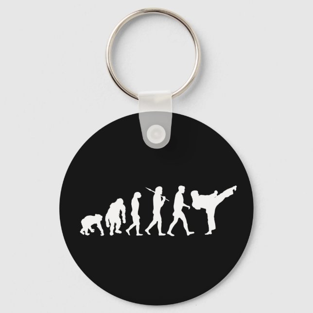 Karate lovers Dojo training gift Keychain (Front)