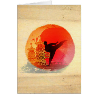 karate man Card