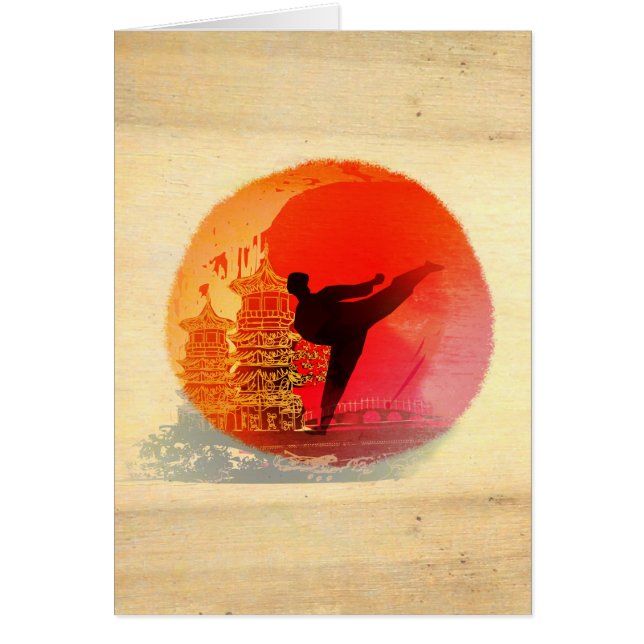 karate man Card (Front)