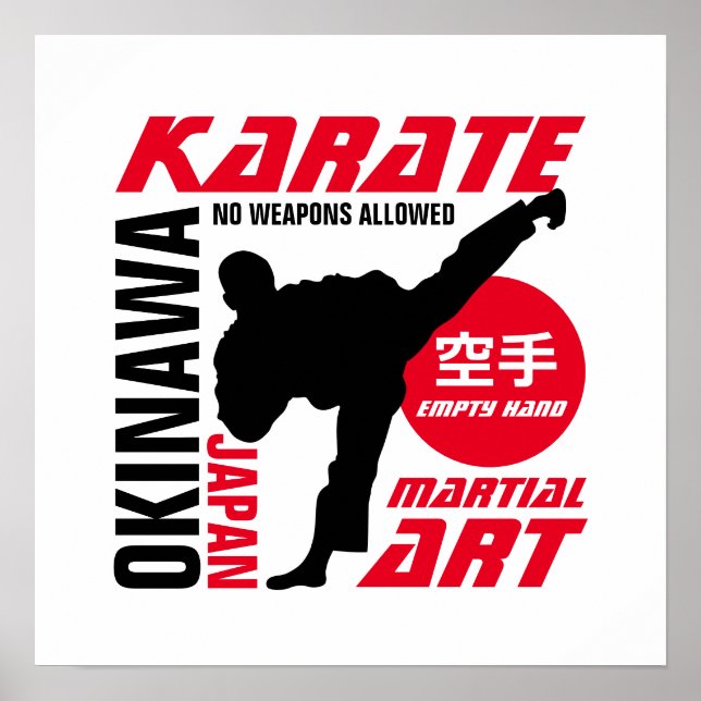 Karate Man Poster (Front)