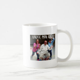Karate Man Rocks T Shirt Coffee Mug