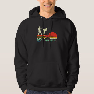 Karate Martial Art Sports Retro Vintage Distressed Hoodie