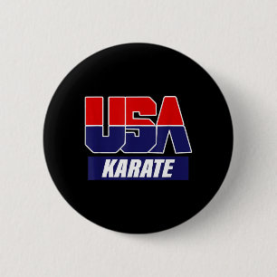 Karate Martial Arts 2021 USA Team 2 Inch Round Button