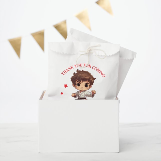 Karate Martial Arts Birthday Party Favour Bag (Party)