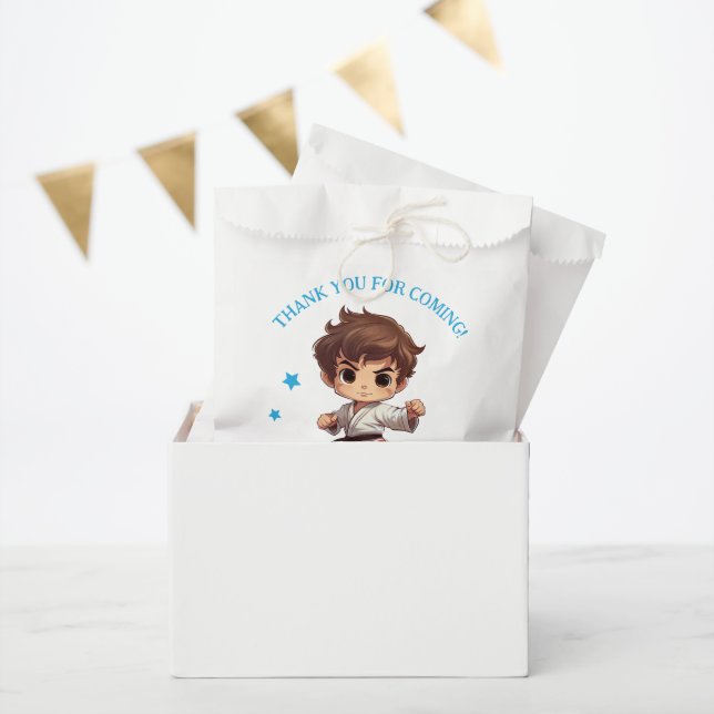 Karate Martial Arts Birthday Party Favour Bag (Party)