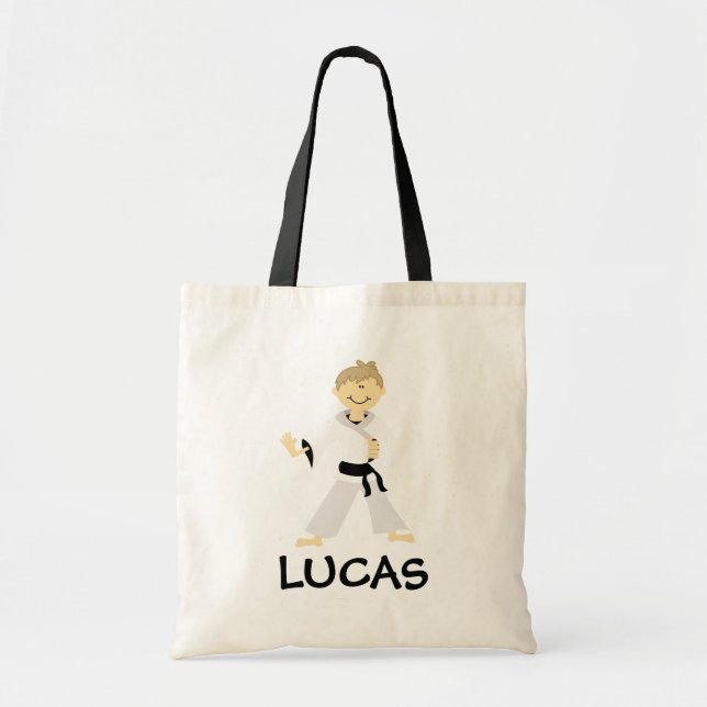 KARATE MARTIAL ARTS BOY Tote / Gym Bag (Front)