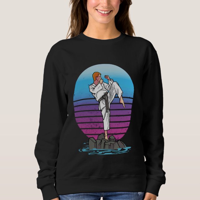 Karate martial arts combat sports self-defence str sweatshirt (Front)