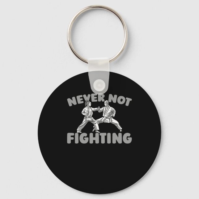 Karate Martial Arts Fighter - Karate 1  Keychain (Front)