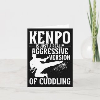 Karate Martial Arts Girl Lady Kenpo School Fighter Card