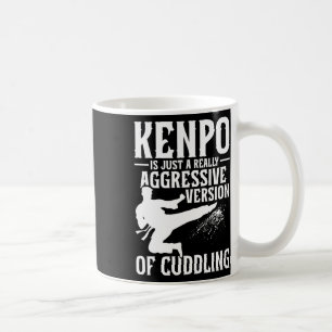 Karate Martial Arts Girl Lady Kenpo School Fighter Coffee Mug