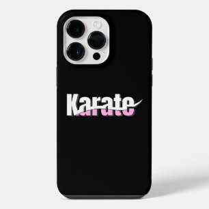 Karate Martial Arts Girly Pink iPhone 14 Pro Max Case