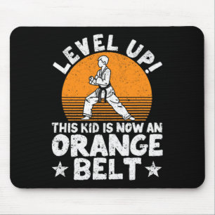 Karate Martial Arts Level Up This Kid Is Now An Or Mouse Pad