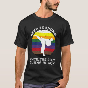 Karate Martial Arts Taekwondo Self Defence Black B T-Shirt