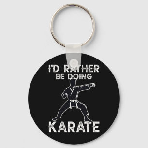 Karate Martial Arts Training Funny Karate Graphic Keychain