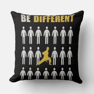 Karate Master Be Different Custom Gift Throw Pillow