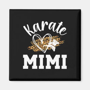 Karate Mimi Leopard Karate Mimi Grandma Magnet