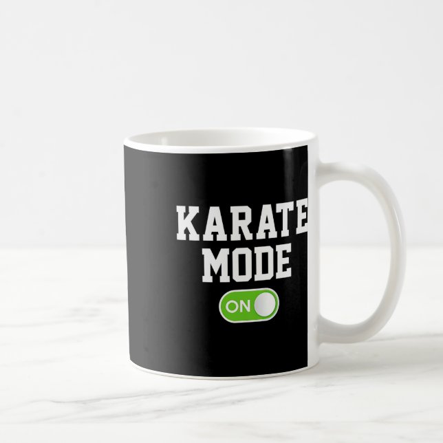 Karate Mode On Funny Karateka  Coffee Mug (Right)