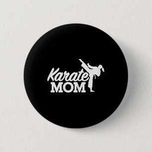 Karate Mom 2 Inch Round Button