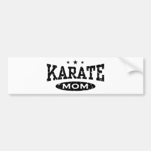 Karate Mom Bumper Sticker