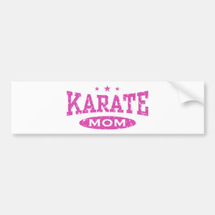 Karate Mom Bumper Sticker