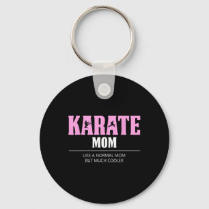 Karate Mom Funny Cooler Keychain