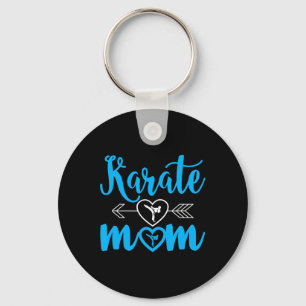 Karate Mom Funny Proud Karate Mom Keychain