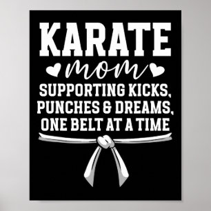 Karate Mom Karate Mama Best Karate Mother Poster