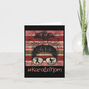 Karate Mom - Karateka Martial Arts Self Defence  Card
