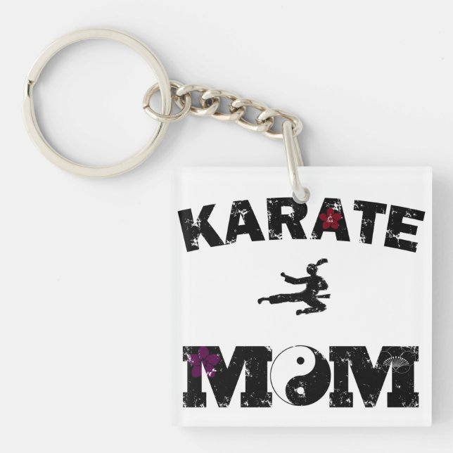 Karate MOM Keychain (Front)