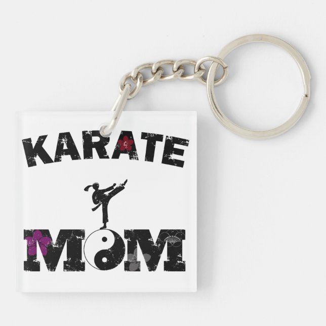 Karate MOM Keychain (Back)