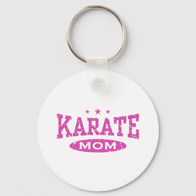Karate Mom Keychain (Front)