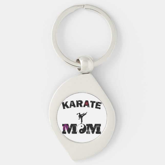 Karate MOM Keychain (Front)