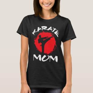 Karate Mom Vintage Martial Art Self And Defence Mo T-Shirt