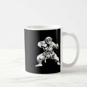 Karate Monkey Taekwondo Kickboxing Mma Judo Monkey Coffee Mug