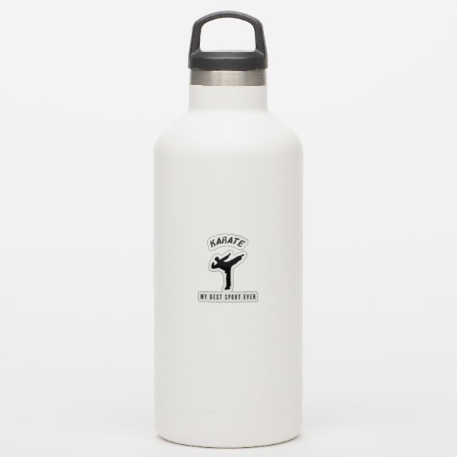 Karate my best sport ever (Waterbottle)