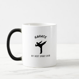 Karate my best sport ever magic mug