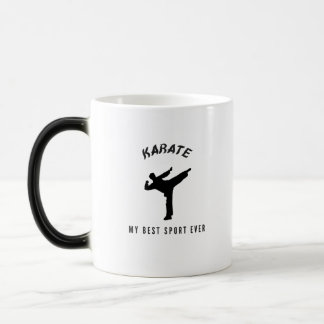Karate my best sport ever magic mug