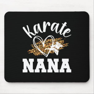 Karate Nana Leopard Karate Nana Grandma 1 Mouse Pad