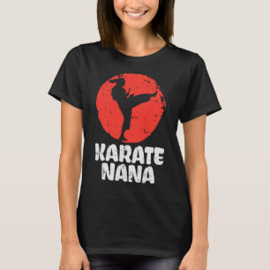 Karate Nana Ponytail Kick Japanese Martial Arts Gr T-Shirt