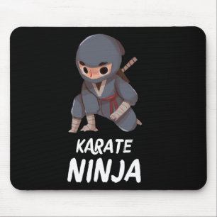 Karate Ninja Boy Funny Martial Arts Sports  Mouse Pad